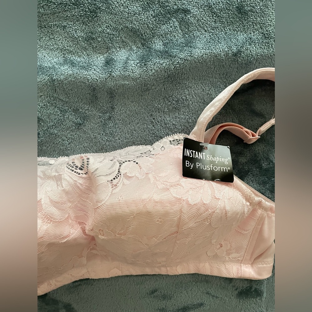 Plusform vintage light pink bra